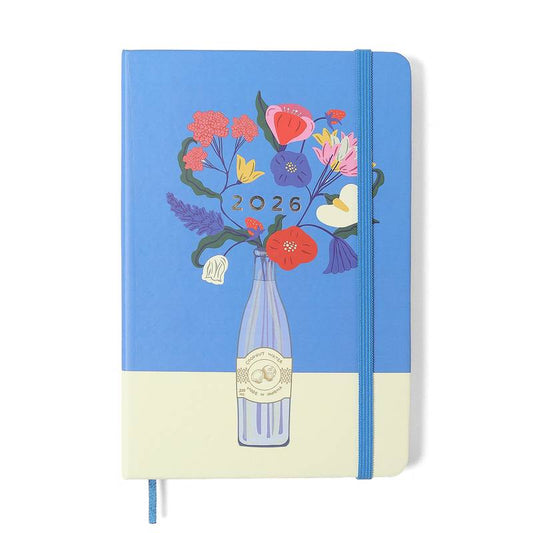 Planner 2026 - Cícero - Doce Florada - Semanal Anotações 14x21 - Garrafa