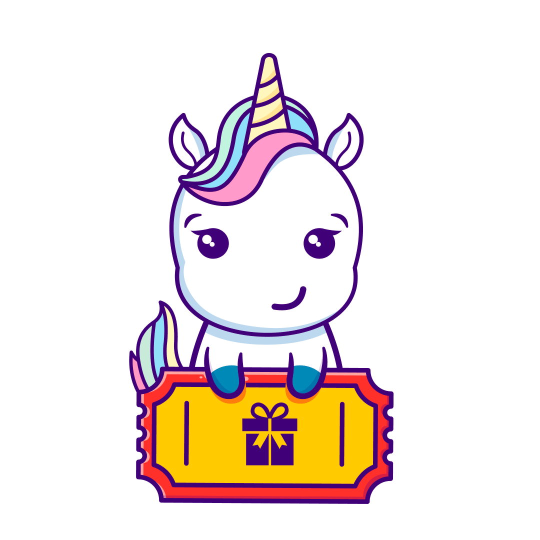 Gift card Papelaria Unicórnio