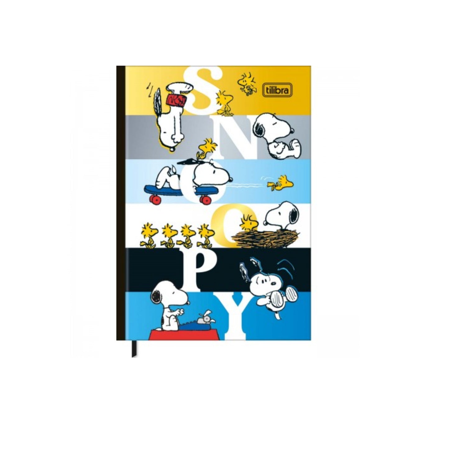 Caderneta Costurada - Tilibra - Snoopy - 96 Folhas - 105mm x 148mm
