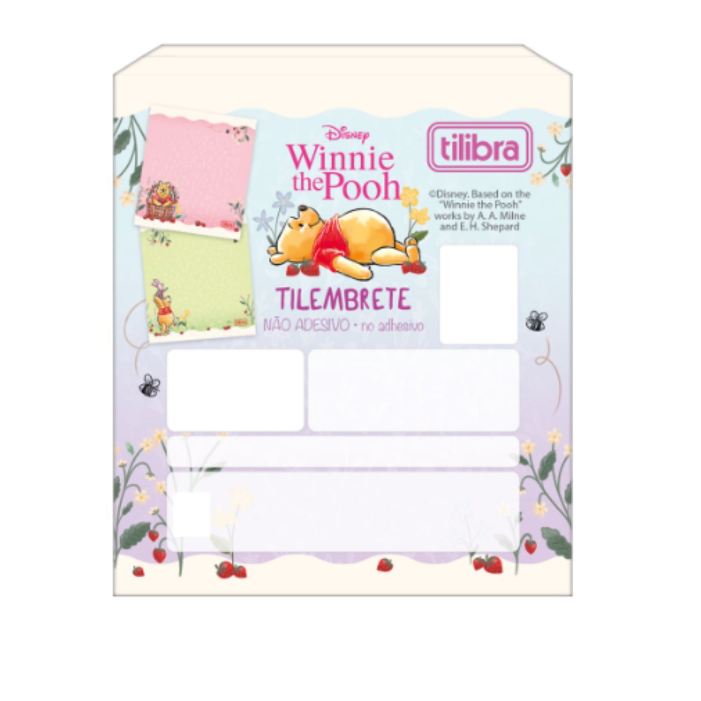 Bloco de Anotações - Tilibra - Tilembrete Pooh - 100 Folhas