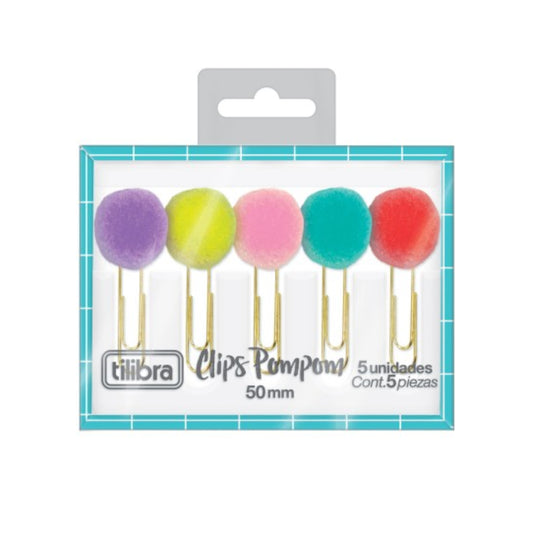 Clips - Tilibra - Pompom - 50mm