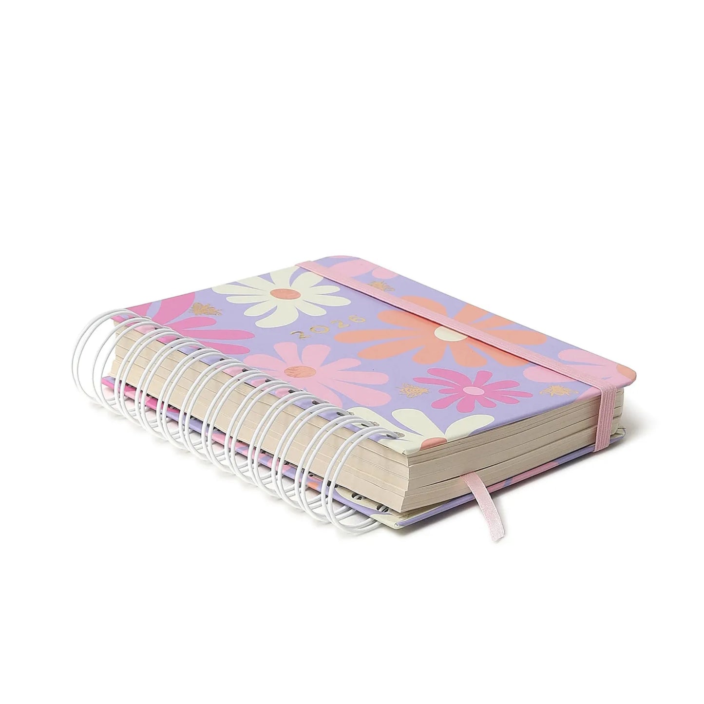 Agenda Planner Wire-o 2026 - Cícero - Melissa - Diária 11,5x16 - Color Bloomy