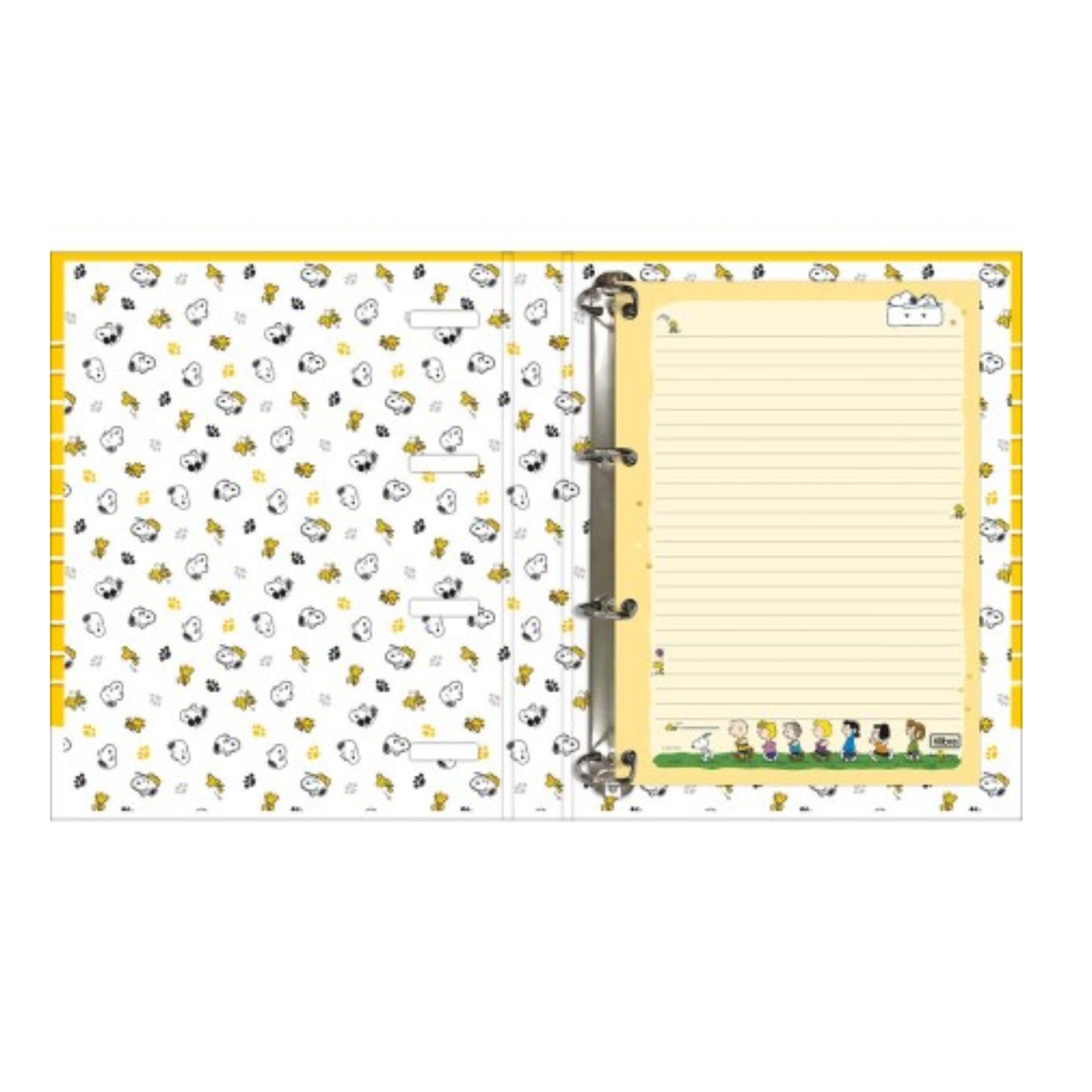 Caderno Universitário Argolado - Tilibra - Snoopy - 48Fls - 245mm x 315mm