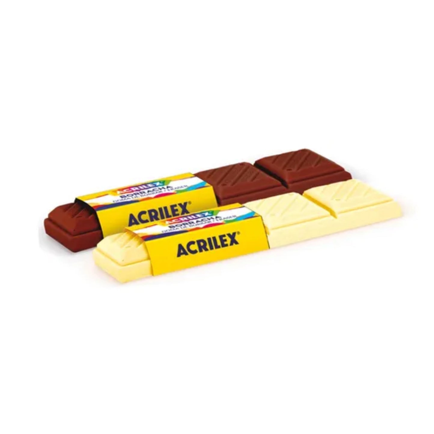 Borracha - Acrilex - Chocolate