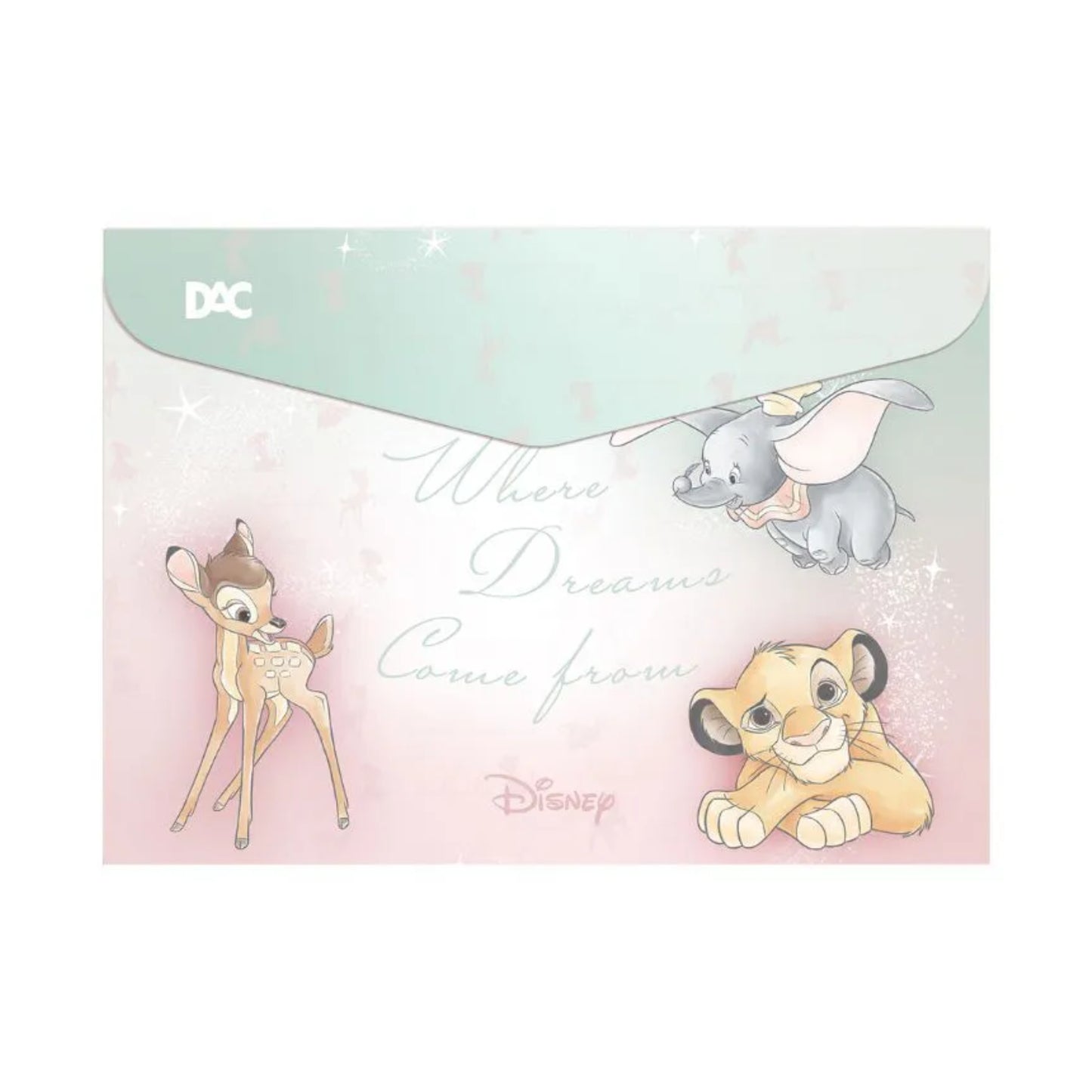 Bloco de Carta - DAC - Disney c/ Envelopes e Adesivos