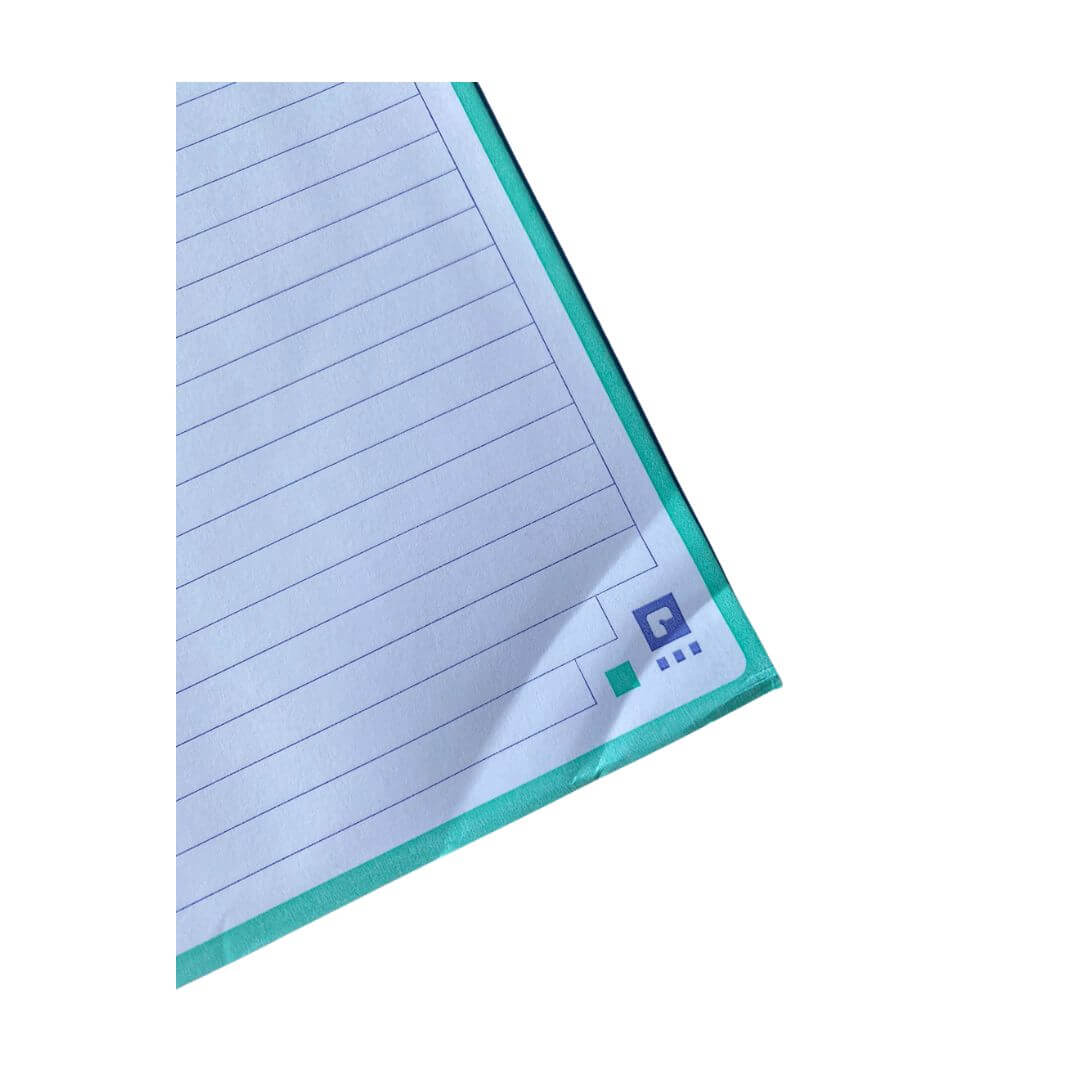 PEQUENO DEFEITO - Caderno Espiral - Oxford - Azul Pastel Universitário 5 Matérias