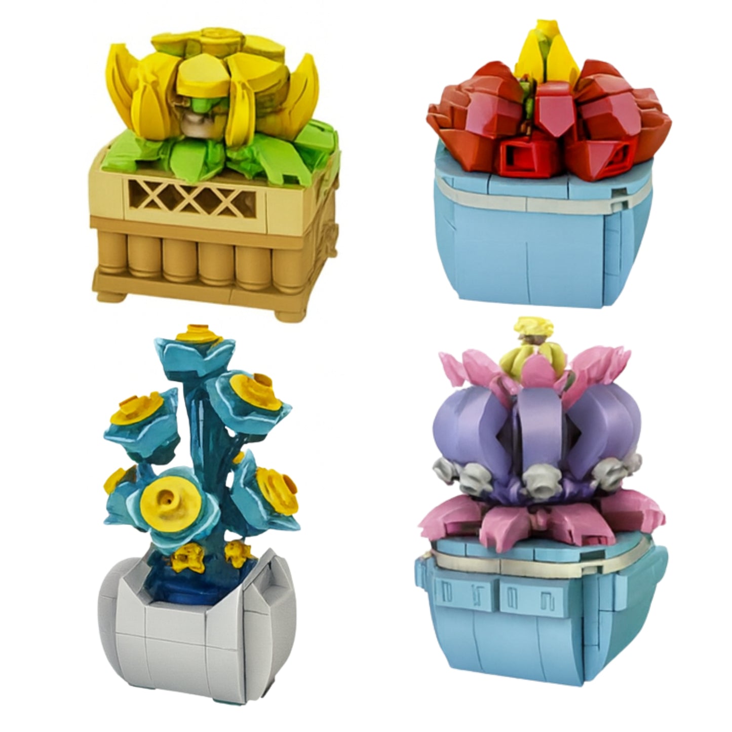 Blocos de Montar - Oficina de Flores - Sortido