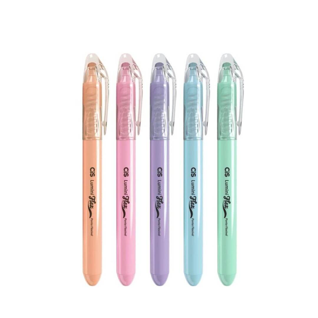Marca Texto - CIS - Lumini Flex Pastel