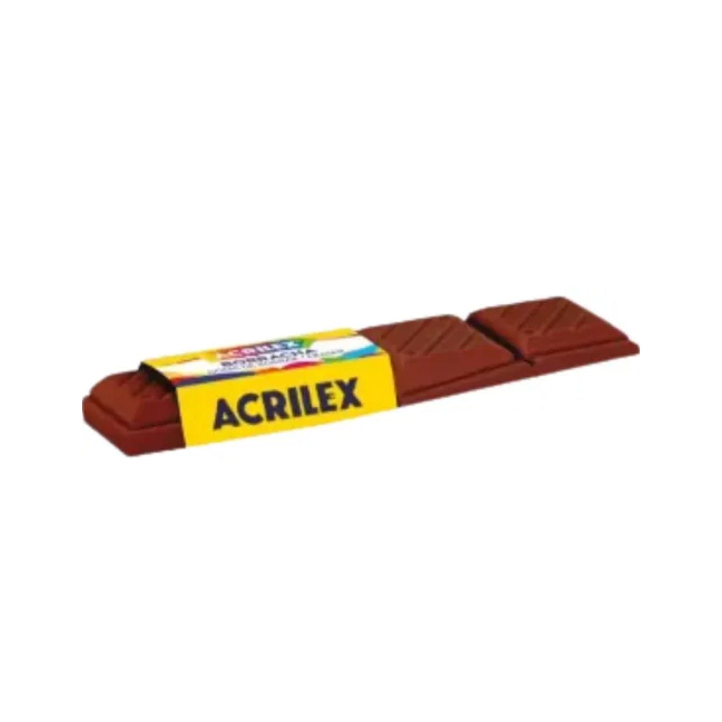 Borracha - Acrilex - Chocolate