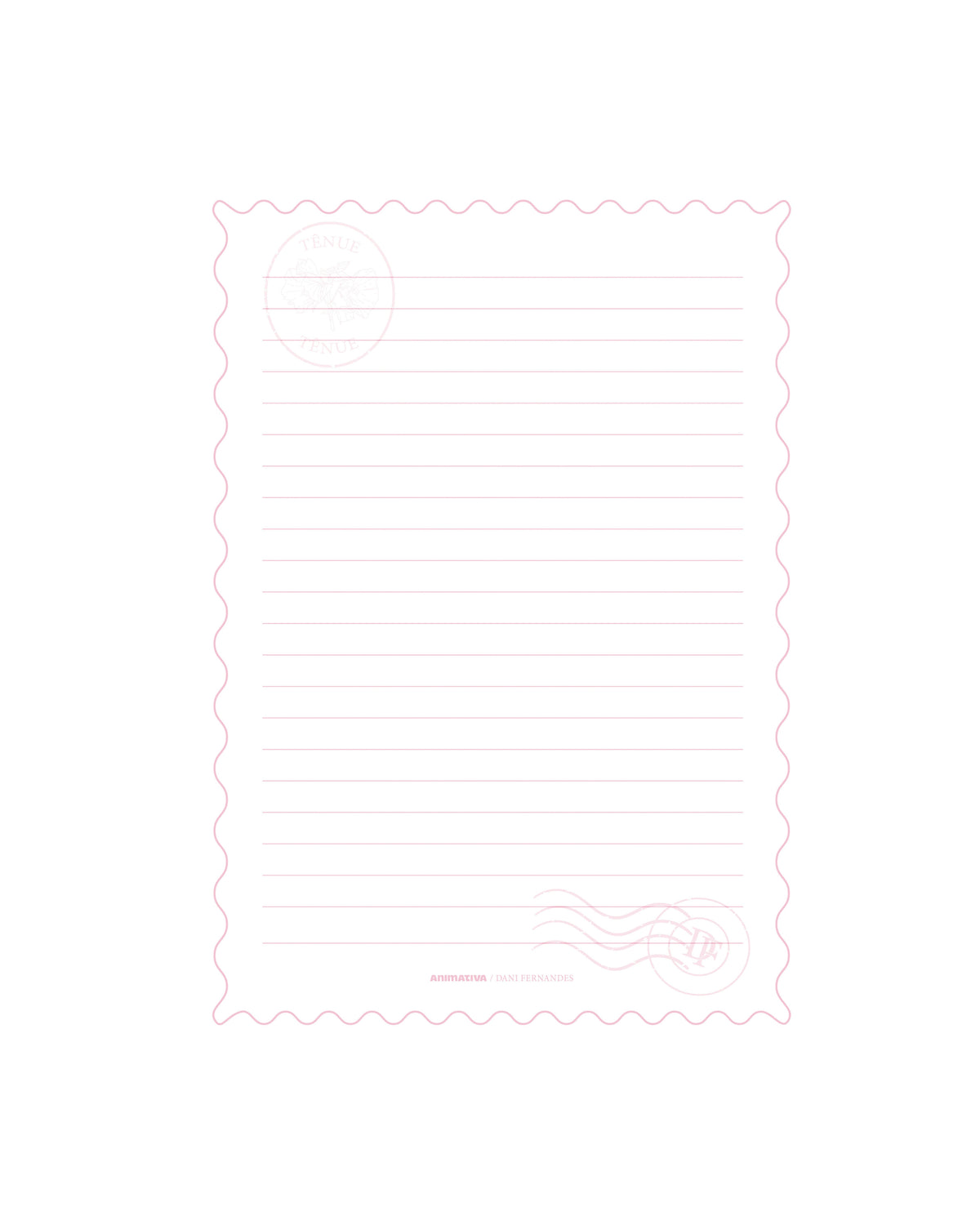 Caderno Colegial - Animativa - Dani Fernandes - Tênue - 179mm X 241mm - 80Fls - Perfumado - detalhe