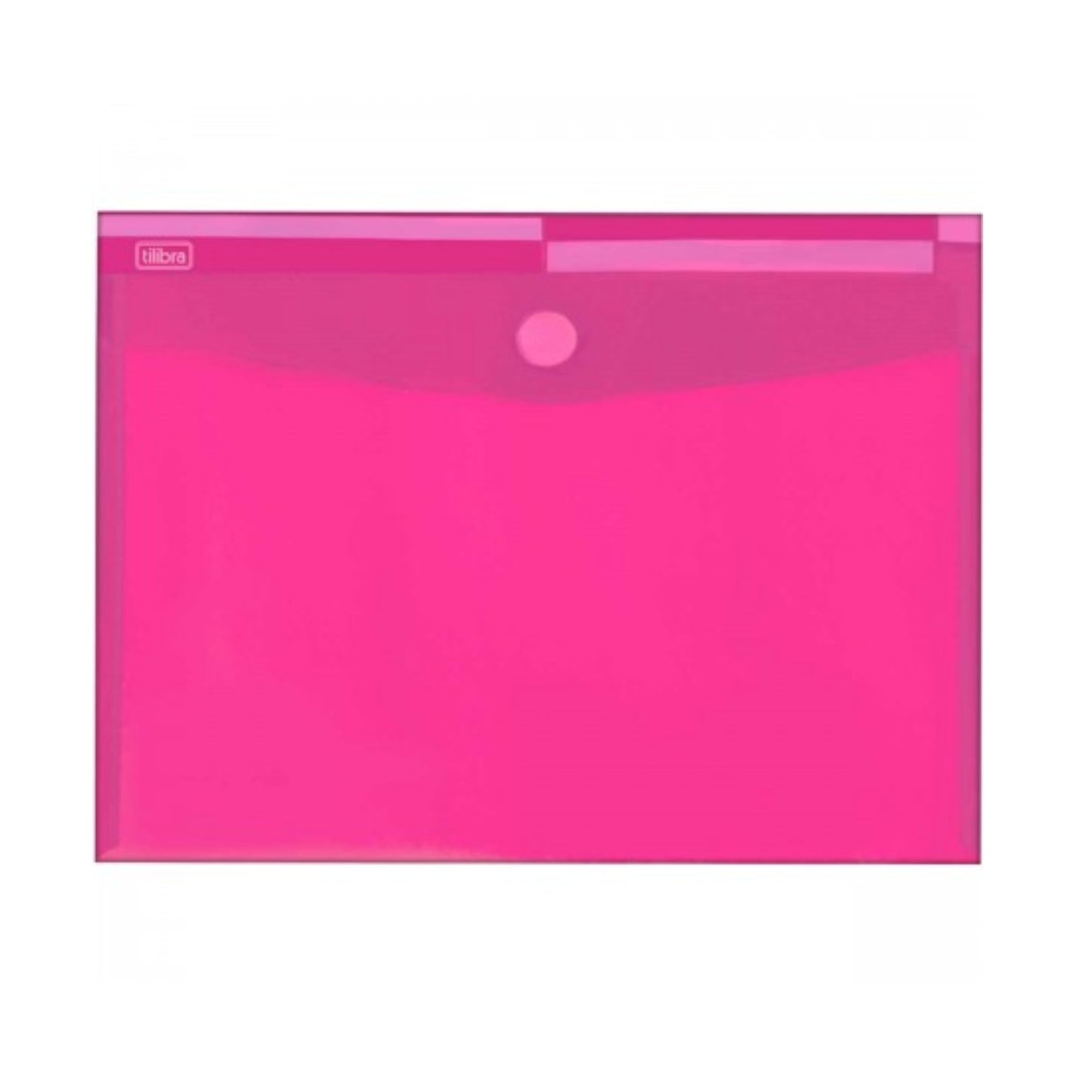 Pasta Envelope A4 - Tilibra - Color Rosa - c/ Velcro - 316x7,5mm