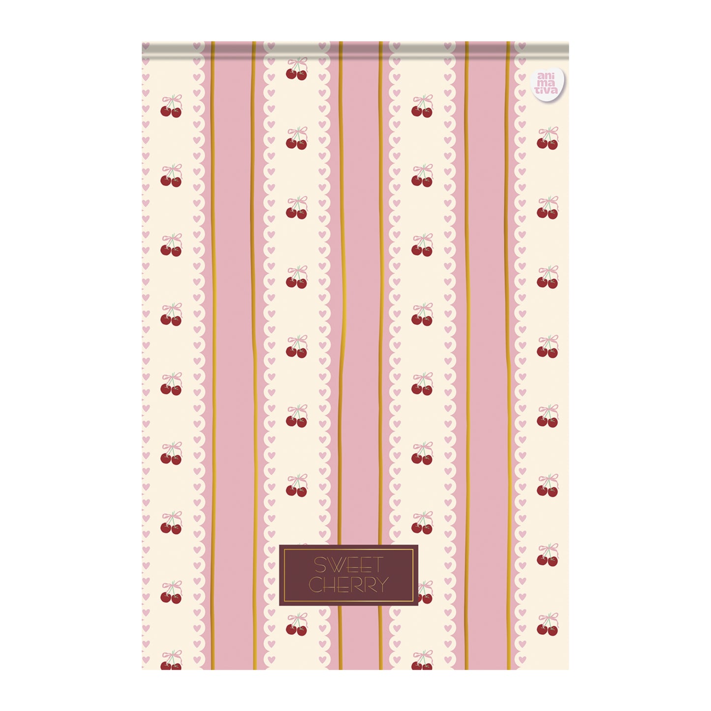 Bloco Vertical - Animativa - Sweet Cherry - 80 Fls - c/ Cheirinho