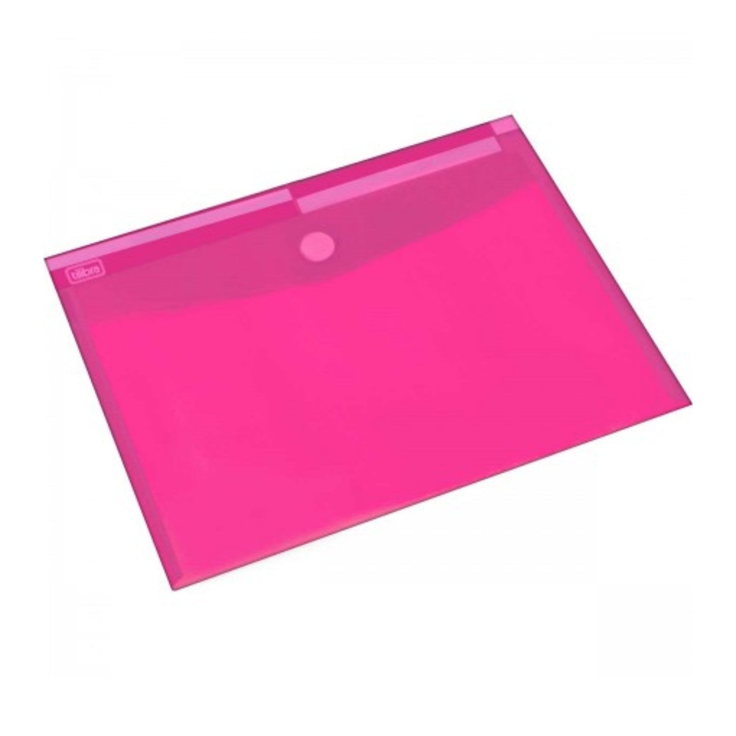 Pasta Envelope A4 - Tilibra - Color Rosa - c/ Velcro - 316x7,5mm