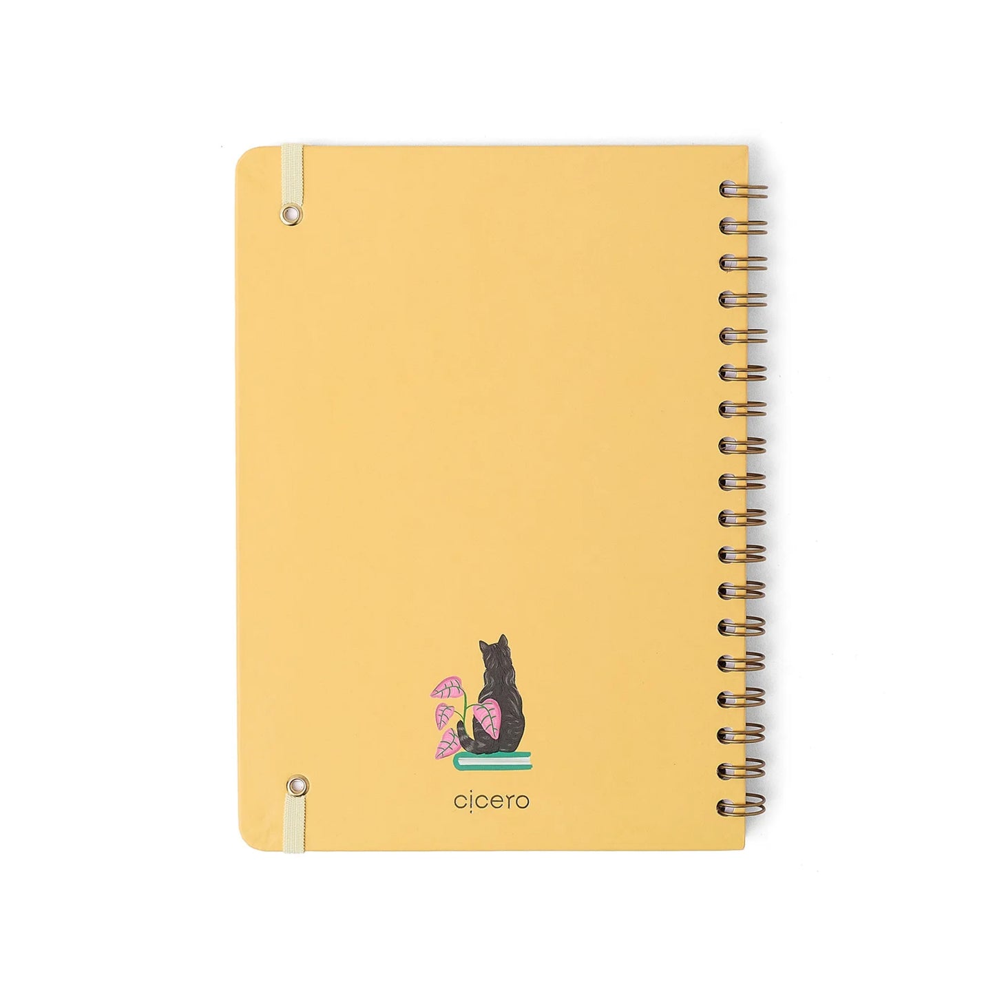 Caderno Espiral Colegial - Cicero - Quintal Literário - Pautado 17X24 - Contos - 1 Matéria 80 Fls - lateral