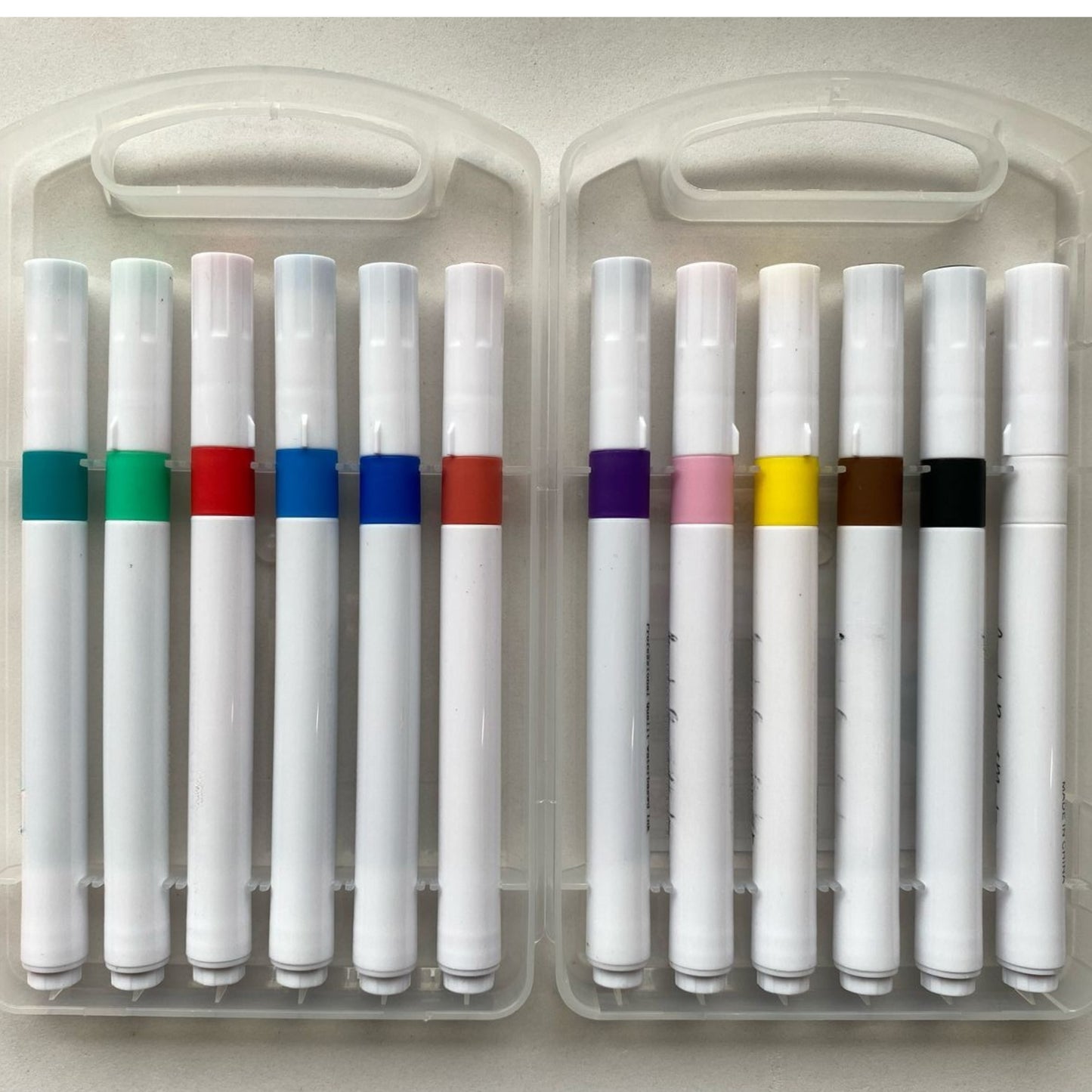 Caneta Acrilica - Estojo c/ 12 Cores - Cores Vibrantes