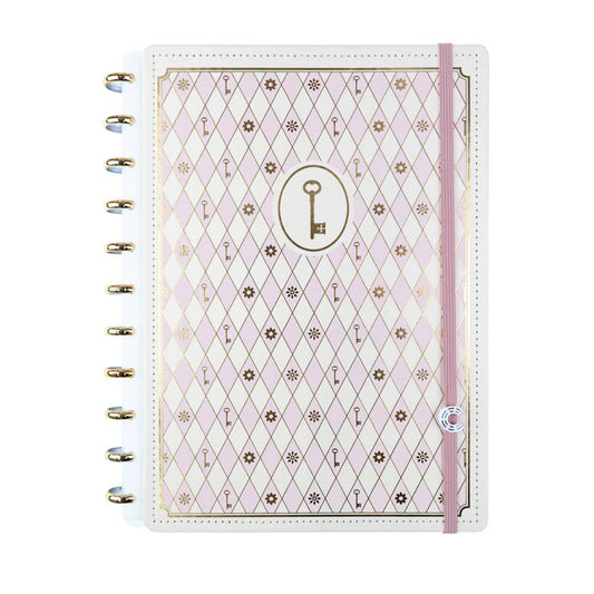Caderno A5 - Caderno Inteligente - Rose Key by Isabela Akkari
