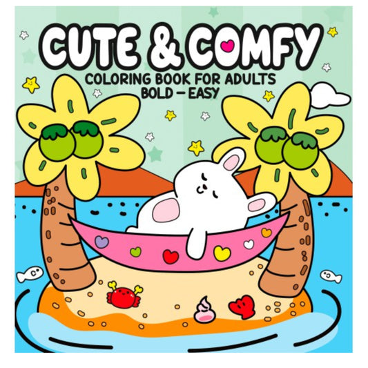 Livro de Colorir - Camelot - Cute & Comfy - Praia