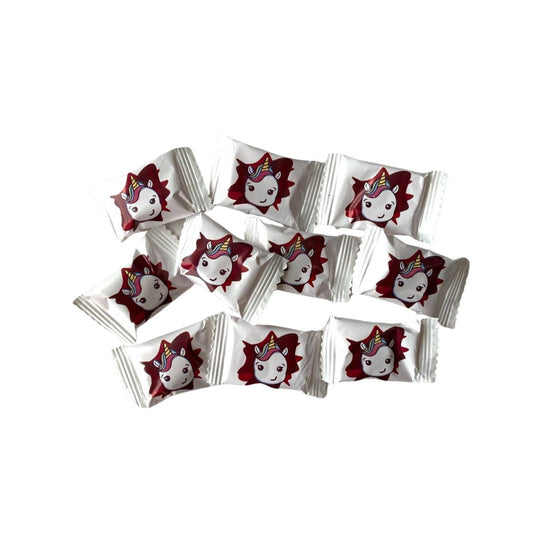 Balinhas da Papelaria Unicórnio - Frutmel - 10 unidades Frutas Vermelhas Iogurte