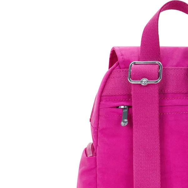 Mochila - Kipling - City Zip Mini - Glowing Fuchsia