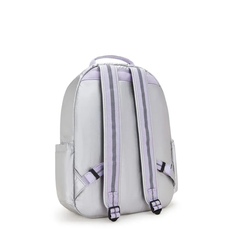 Mochila - Kipling - Seoul Silver Glow Met