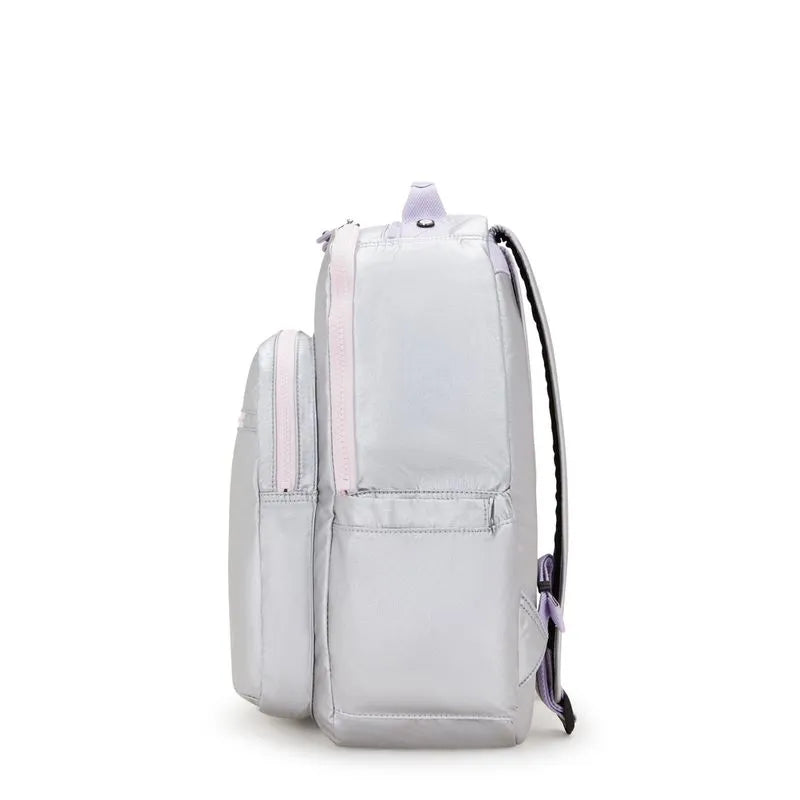 Mochila - Kipling - Seoul Silver Glow Met