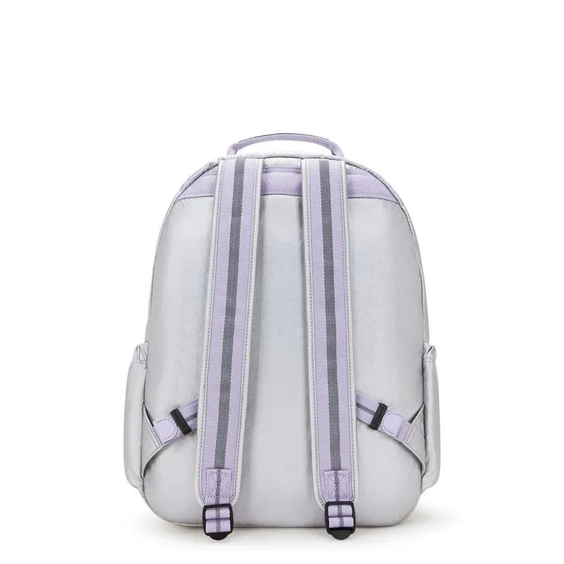 Mochila - Kipling - Seoul Silver Glow Met