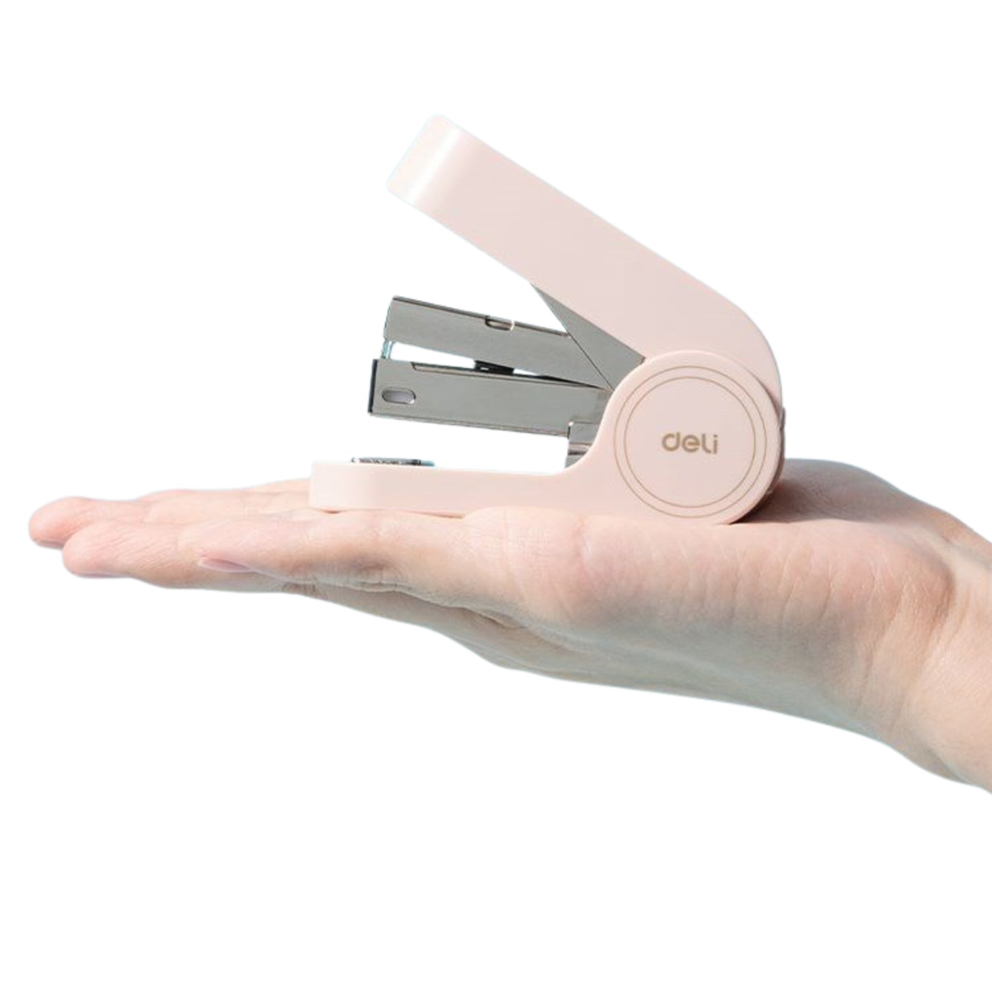 Grampeador Mini - Deli - Linfini - Rosa