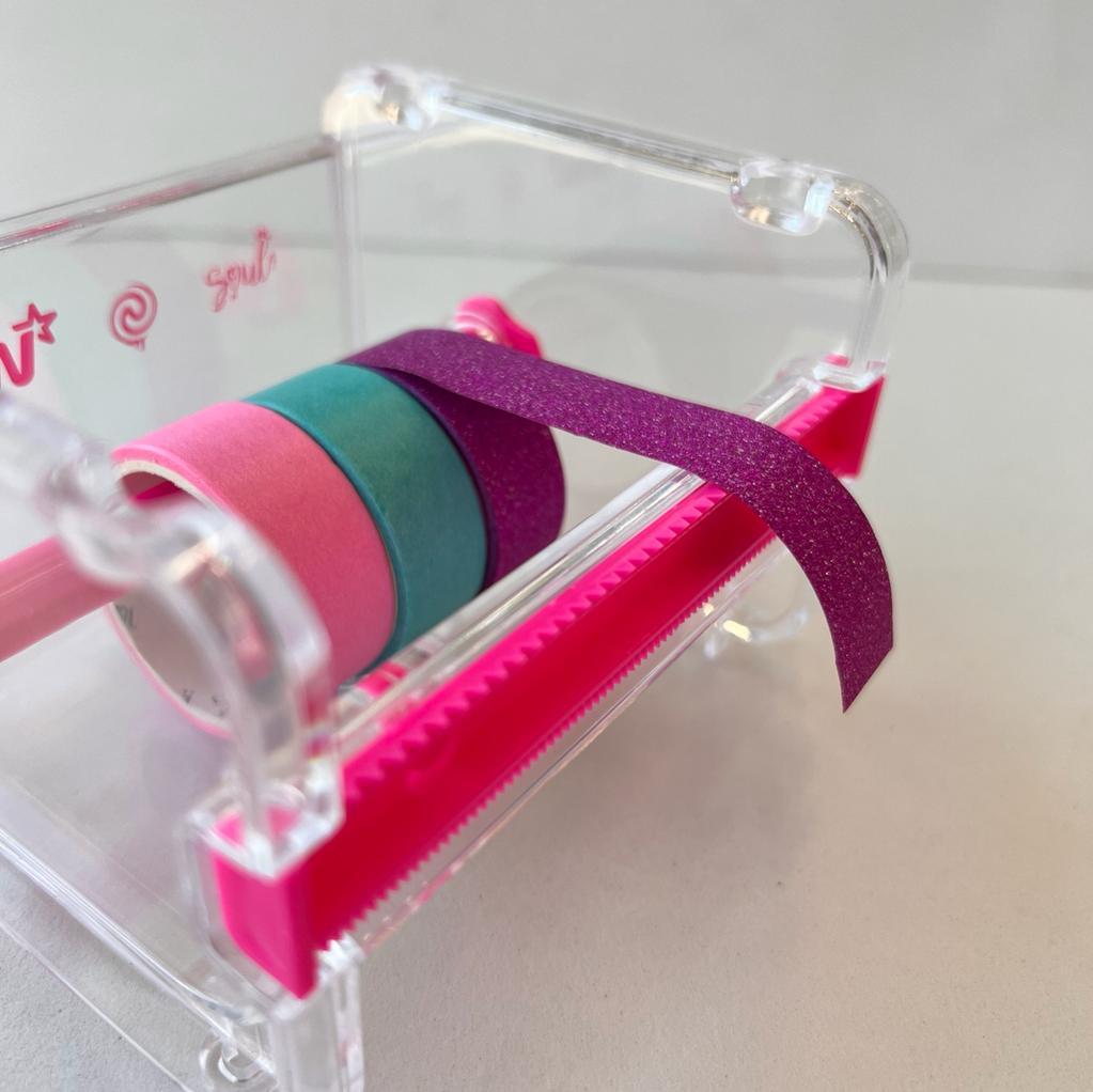 Kit Suporte + 3 Washi Tapes 15mmx3m - BRW - Tutti-Frutti