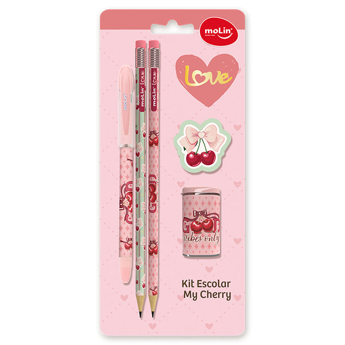 KiT escolar Molin My Cherry