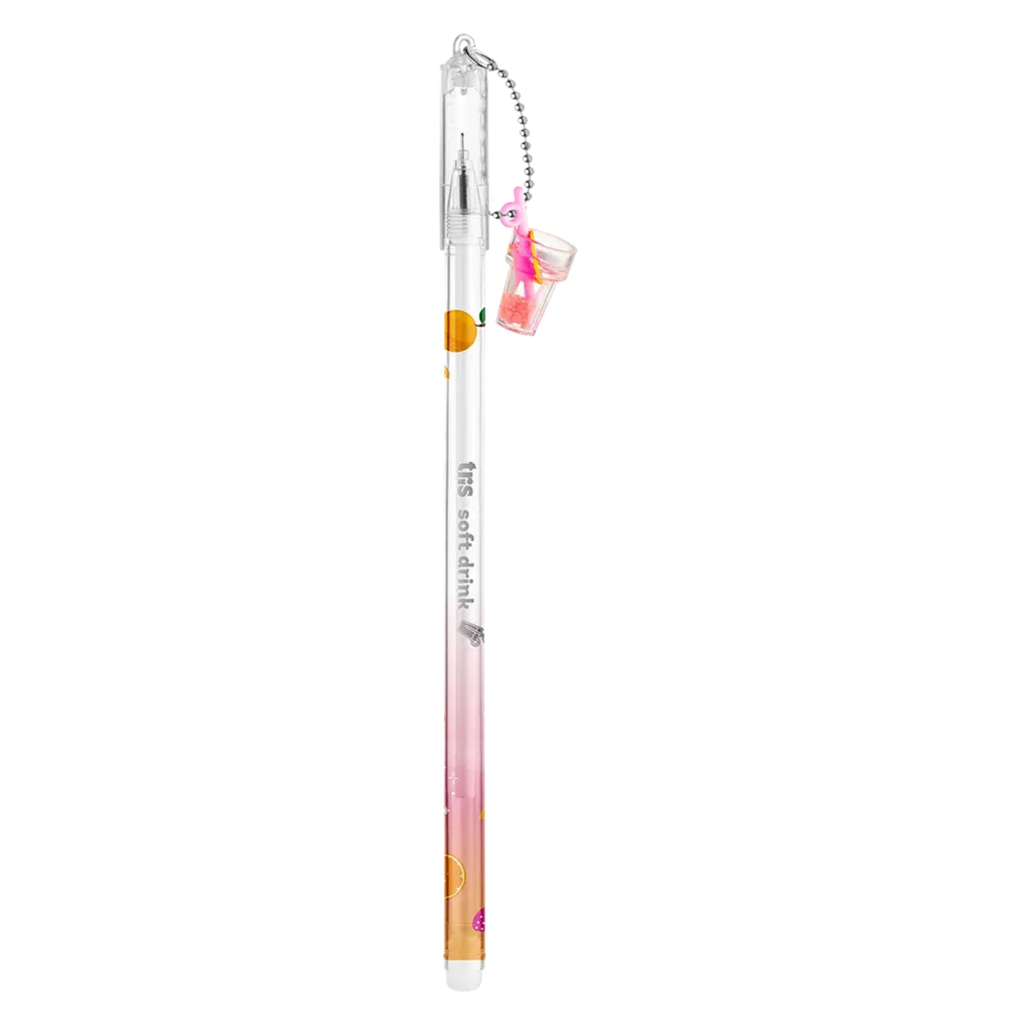 Caneta Gel - Tris - Soft Drink - 0,7mm - c/ Pingente