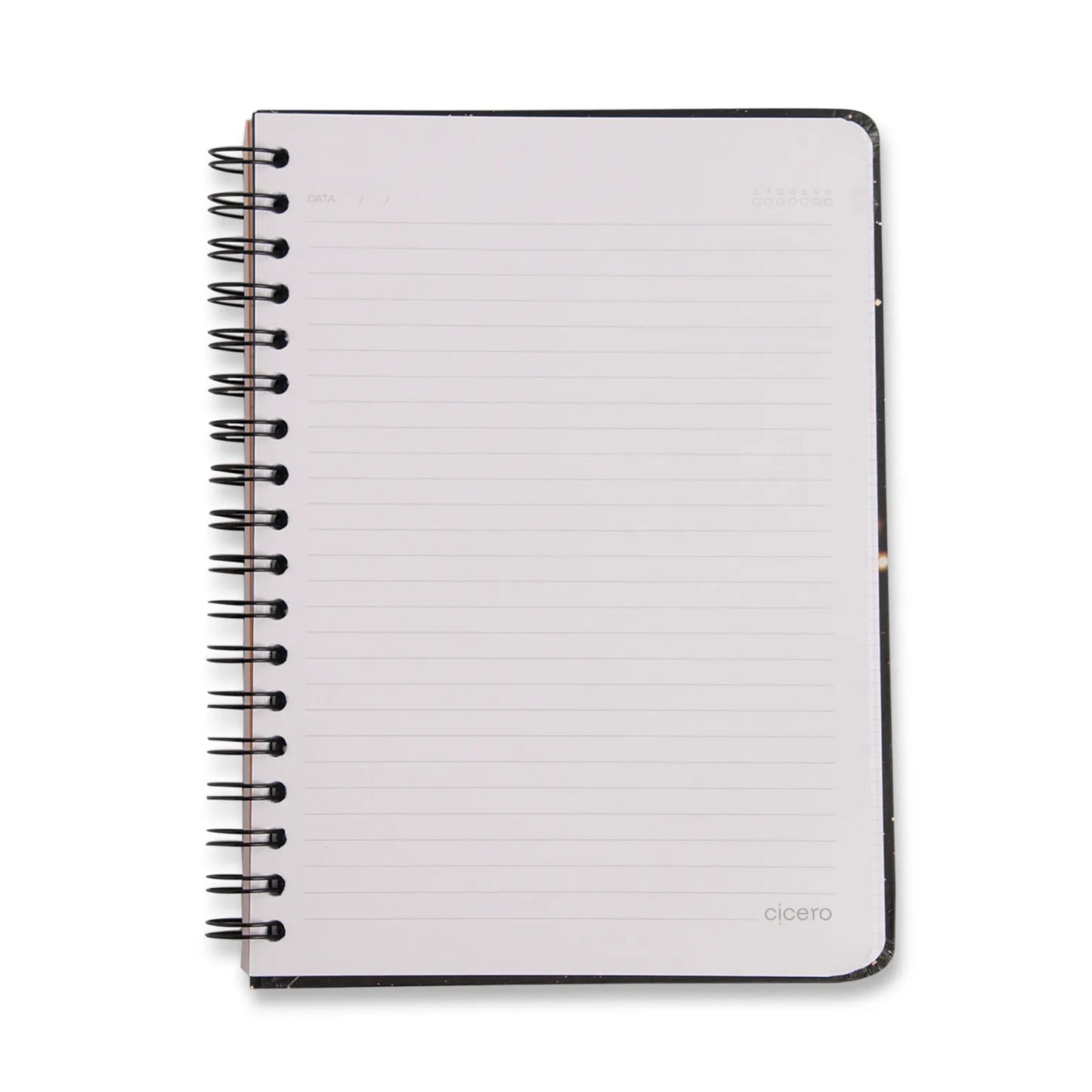 Caderno Espiral Colegial - Cicero - Frutare - Pautado 17X24 - Limão Siciliano - 1 Matéria 80 Fls