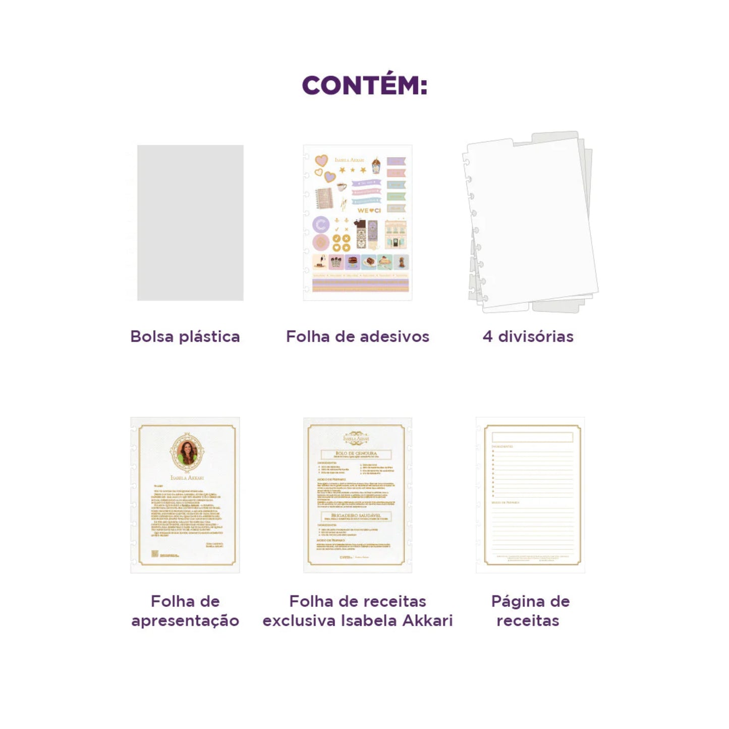 Caderno A5 - Caderno Inteligente - Rose Key by Isabela Akkari
