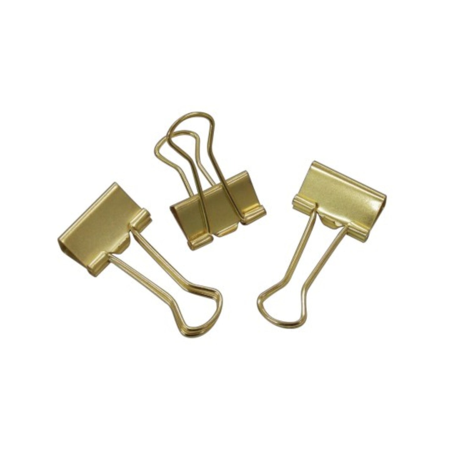 Binder Clips - Tilibra - Prendedor de Papel - Dourado - 19mm