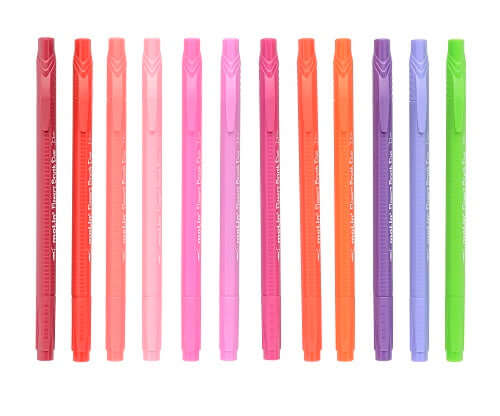 Caneta Brush - Molin - Flowers Brush Duo 12 cores