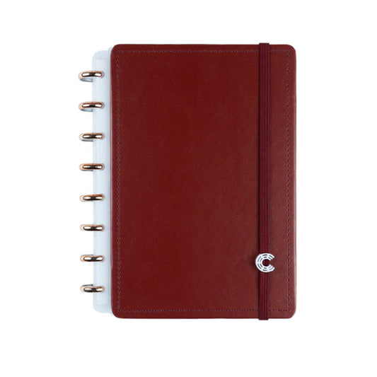 Caderno A5 - Caderno Inteligente - Mocha - Bordô