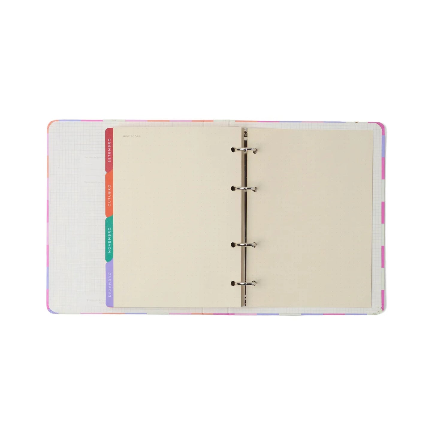 Planner Argolado 2026 - Cícero - Melissa - Semanal Notas A5 - Color Bloomy