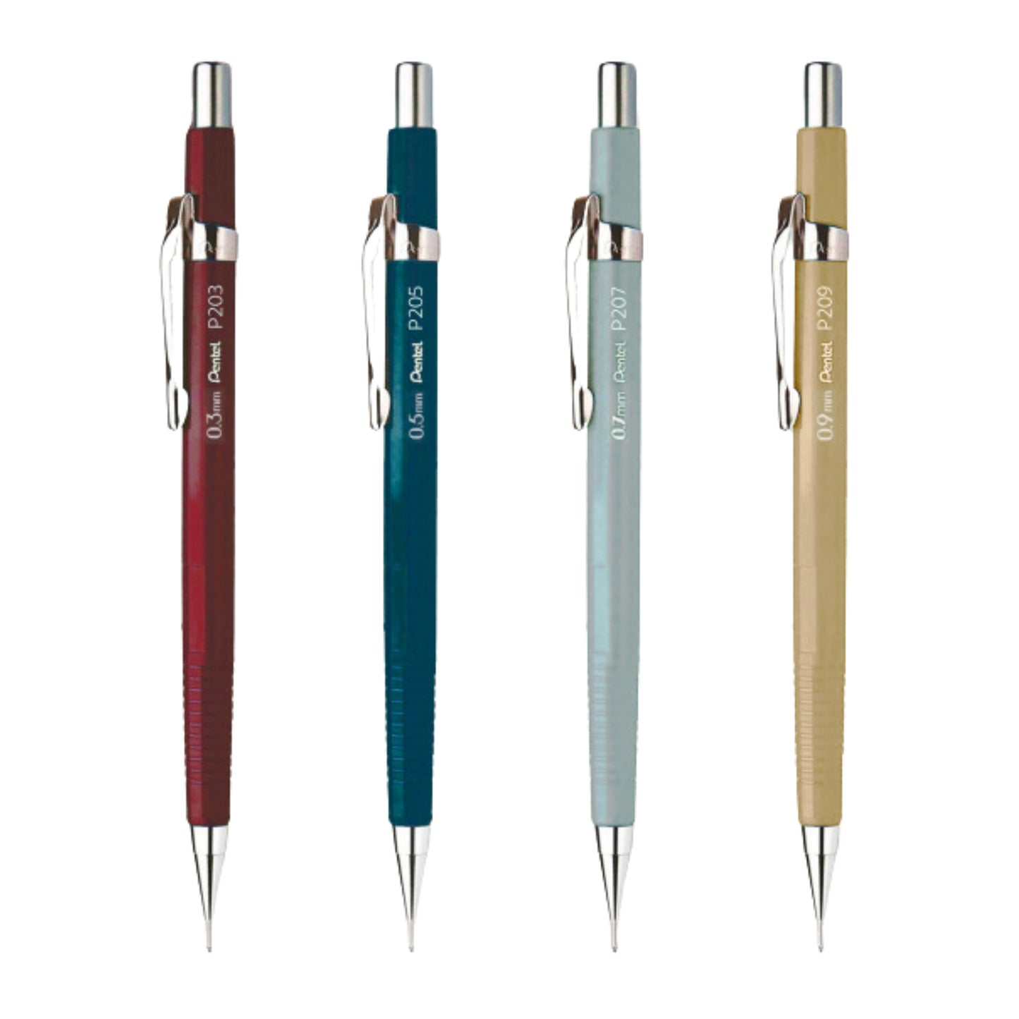 Lapiseira - Pentel - Sharp P207 - Cores Tradicionais - 0.7mm