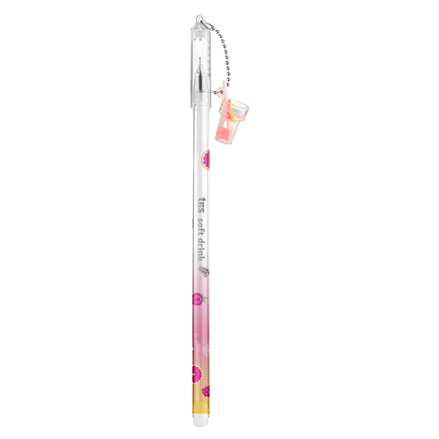 Caneta Gel - Tris - Soft Drink - 0,7mm - c/ Pingente