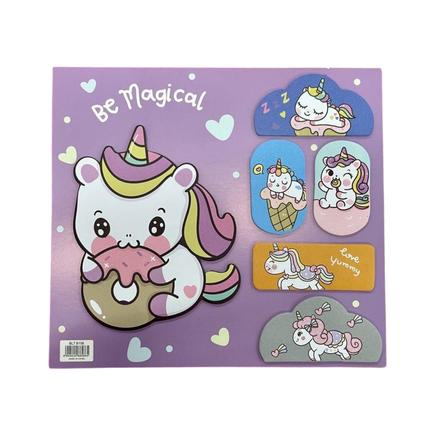 Bloco Adesivo - Papelaria Unicórnio - Be Magical