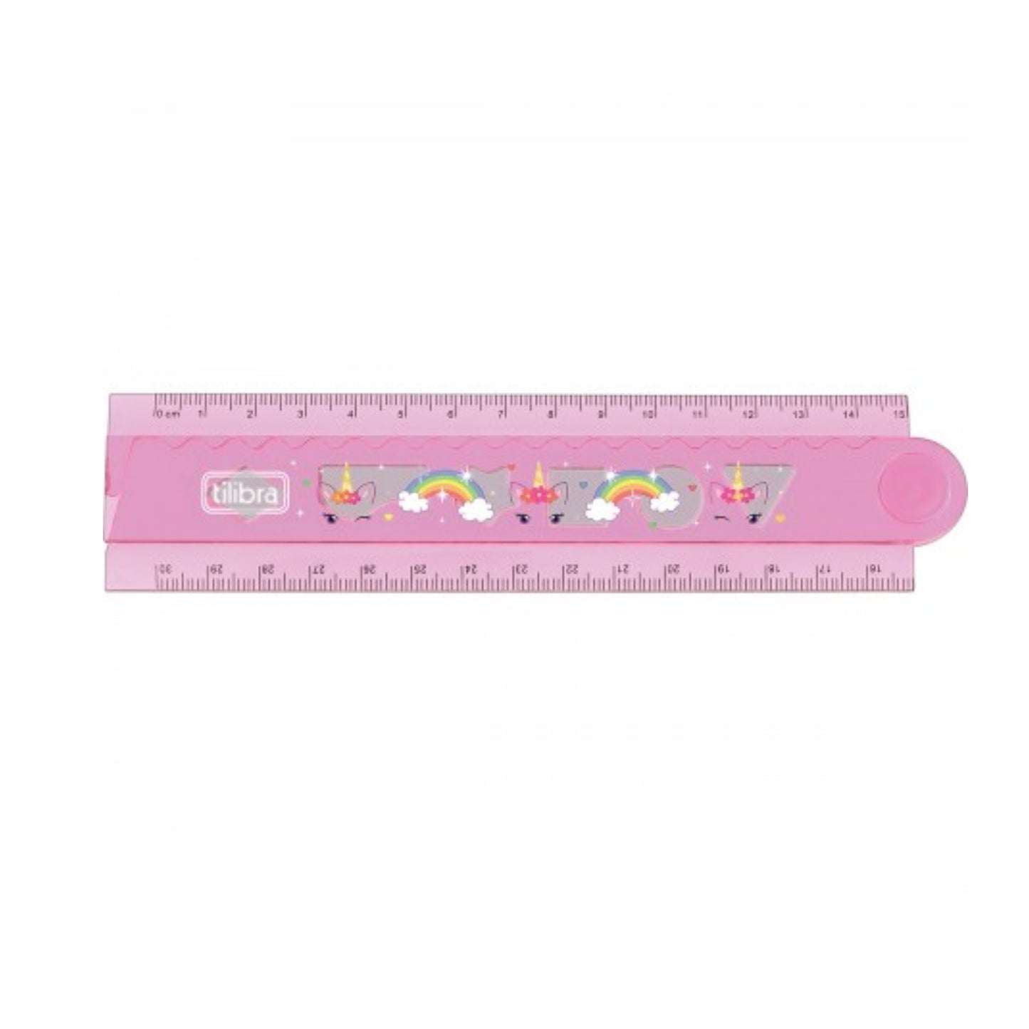 Régua Dobrável - Tilibra - Unicórnio - 30cm