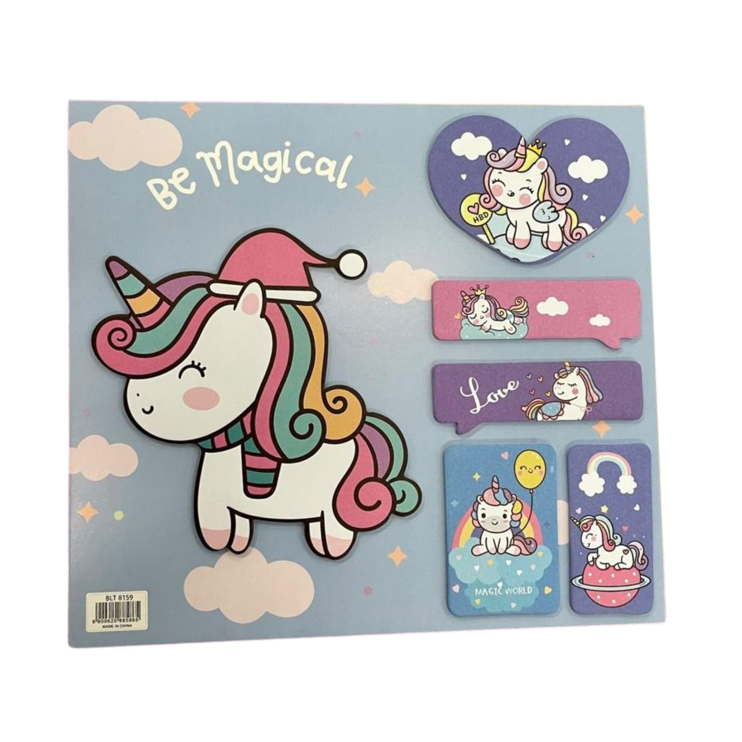 Bloco Adesivo - Papelaria Unicórnio - Be Magical
