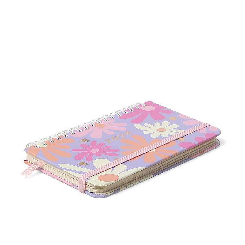 Planner Wire-o 2026 - Cícero - Melissa Semanal Office - 15,5x9 - Color Bloomy
