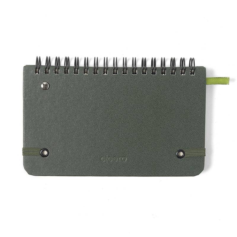 Planner Wire-o 2026 - Cícero - Clássica Semanal Office 15,5x9 - Verde Oliva