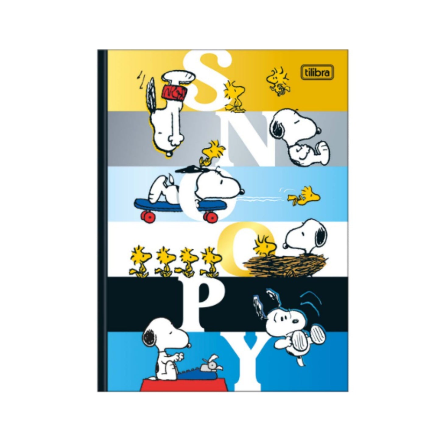Caderno Colegial - Tilibra - Snoopy - Nova Coleção - 80 Folhas - Capa Dura