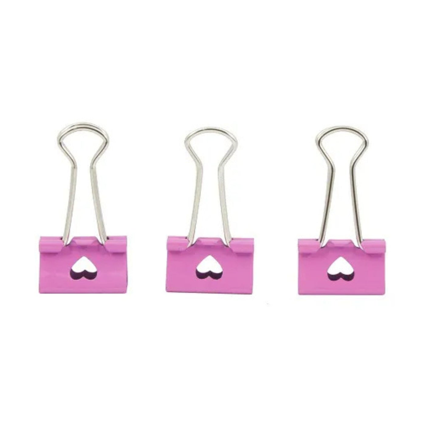 Binder Clips - CIS - Coração - 24 unidades - 19mm