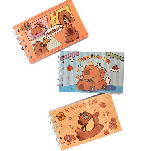 Livro de Colorir - Capivara + de 50 Mini Desenhos - 9 x 14cm