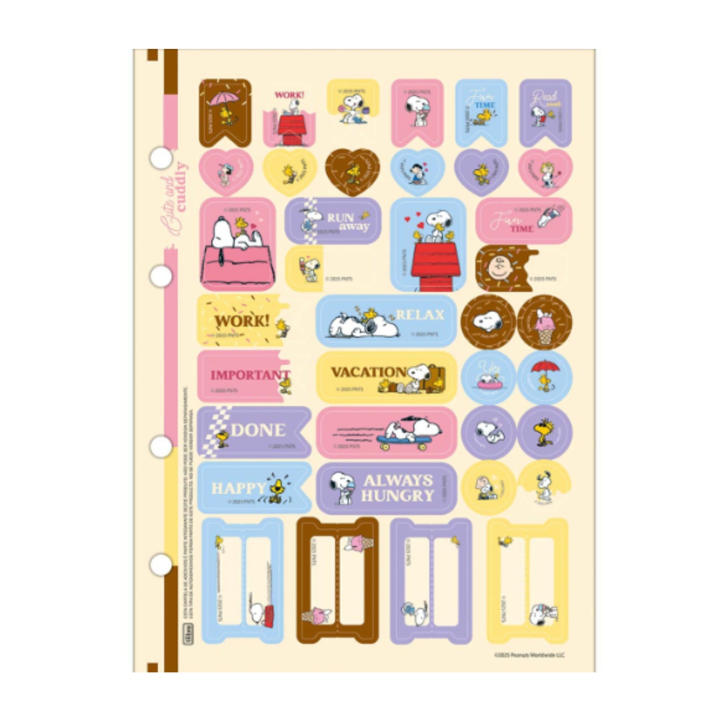 Refil Caderno Argolado - Tilibra - Snoopy - 177mm x 240mm