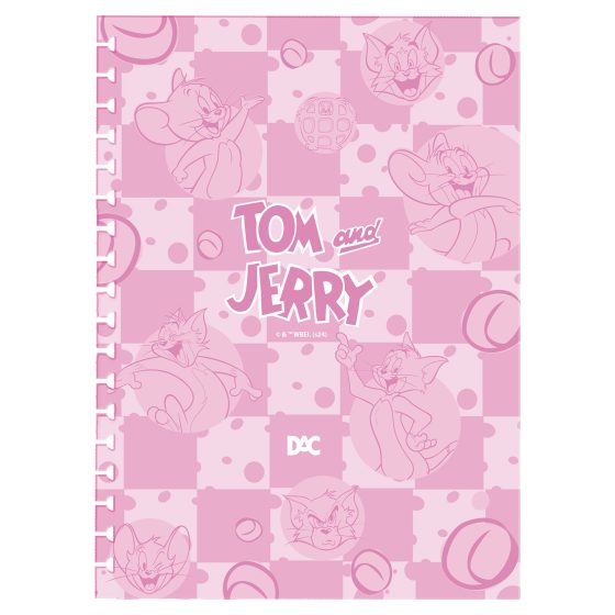Caderno Smart Colegial - DAC - Tom e Jerry c/ 10 divisórias