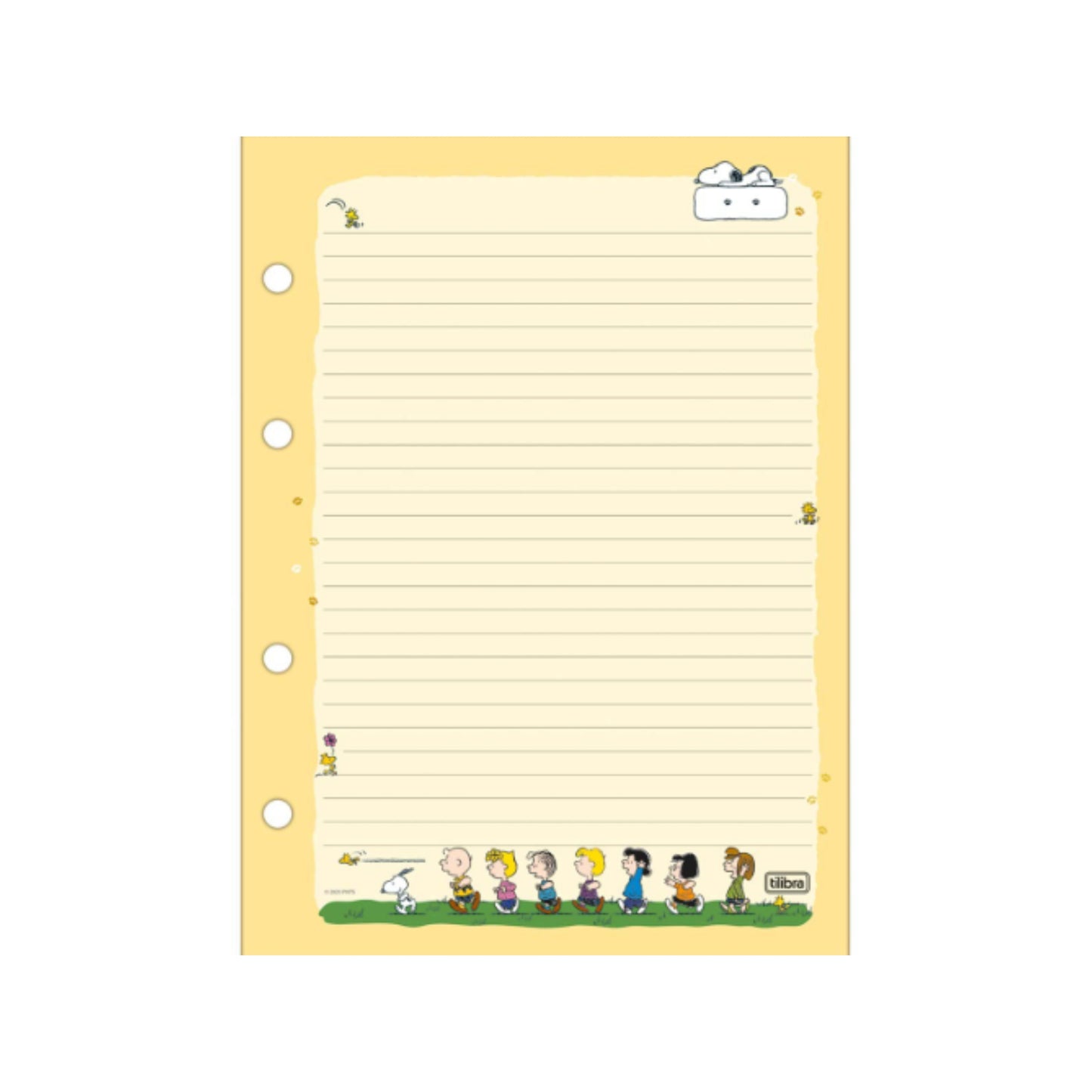 Refil Caderno Argolado - Tilibra - Snoopy - 177mm x 240mm