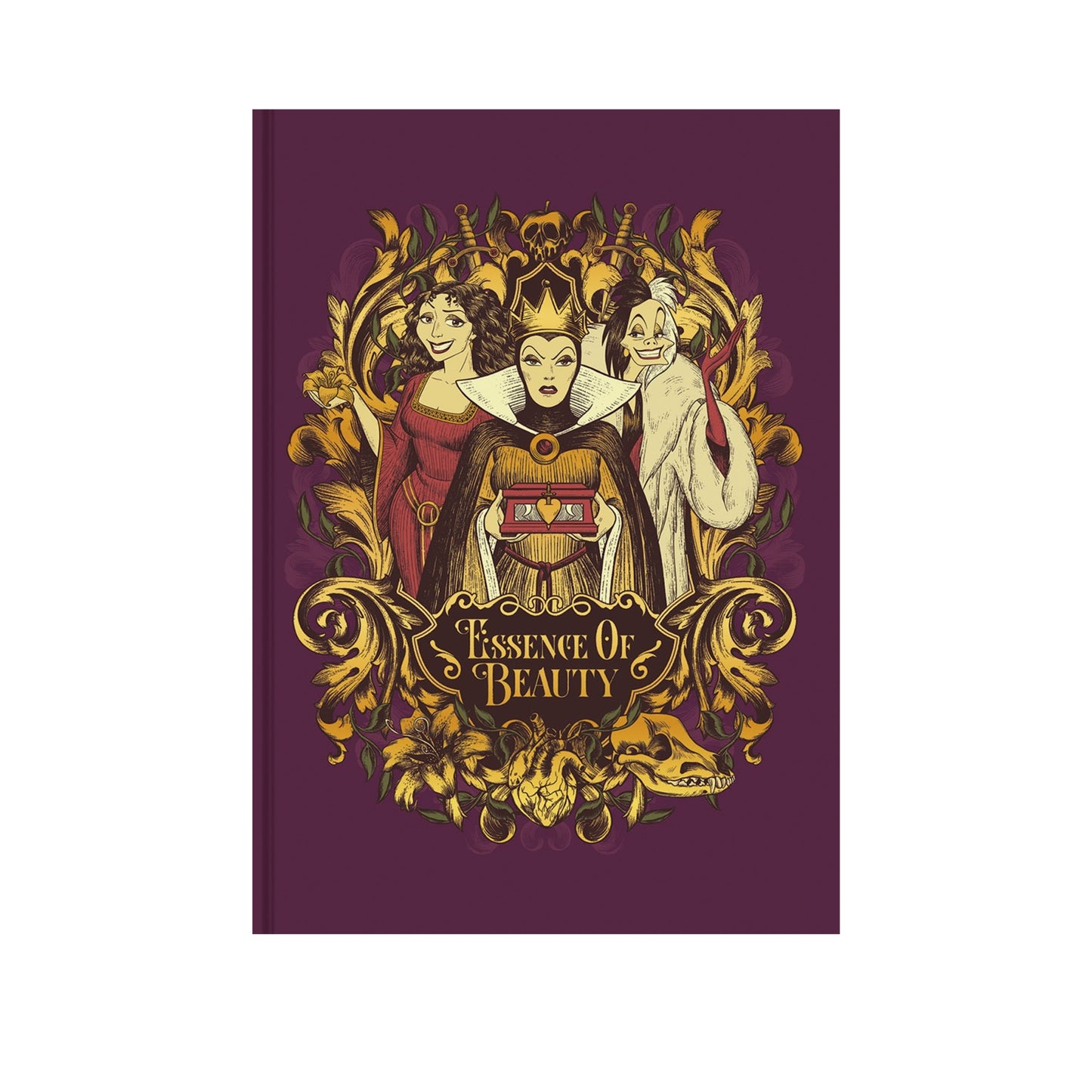 Caderno Colegial - Animativa - Vilões - 160 Folhas - Capa Dura